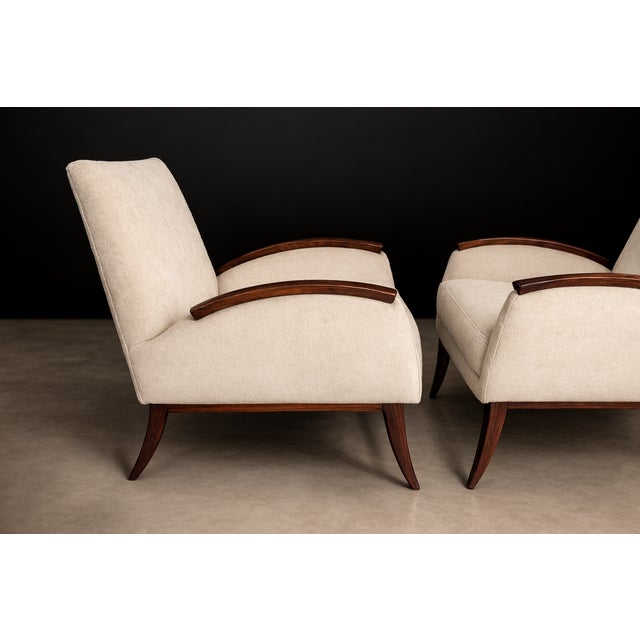Pair of Brazilian Rosewood Lounge Armchairs by Liceu De Artes E Ofícios, Brazil, 1960s For Sale - Image 15 of 18