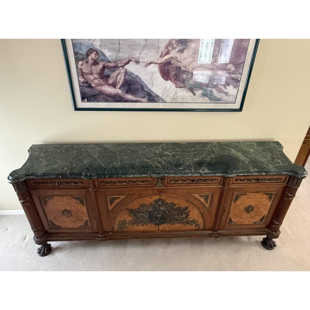 For your consideration is an exceptionally grand, museum-quality high-quality 20th-century revival French Empire style...