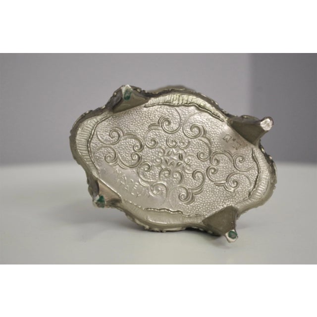 Red Metal Jewelry Box, 1950s For Sale - Image 8 of 10