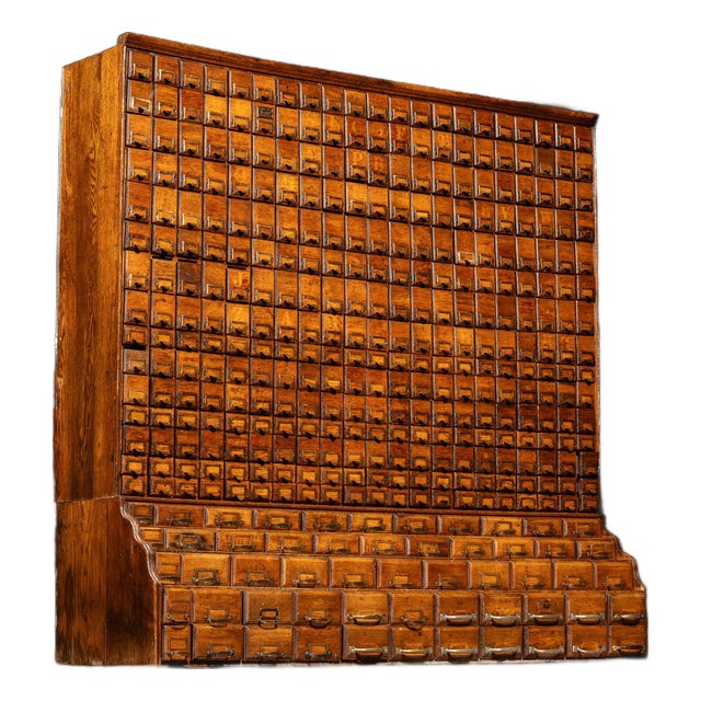 Early 20th Century Massive Antique 370-Drawer Industrial Hardware Cabinet For Sale