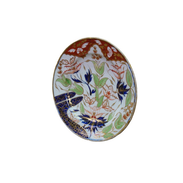 Antique early 19th century Coalport John Rose porcelain display plate (circa 1803–1810) featuring the iconic Thumb and...