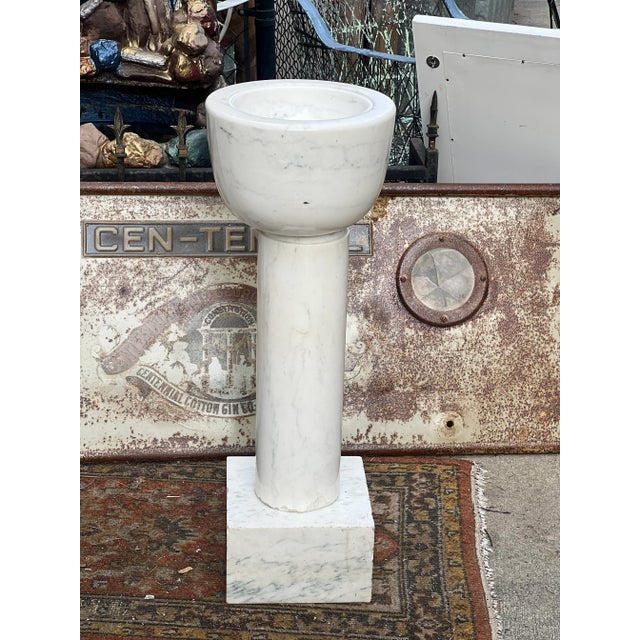 1930s 1930s Italian Marble Holy Water Font For Sale - Image 5 of 5