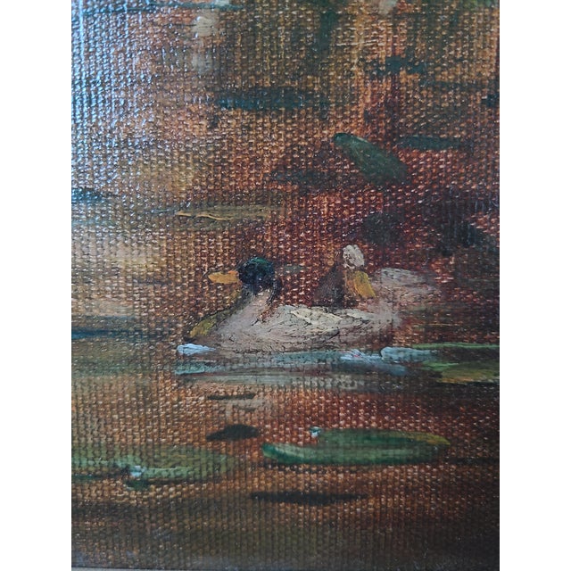 Green Samuel Lancaster Gerry Antique 19th Century Oil Painting White Mountains Landscape For Sale - Image 8 of 17