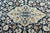 Hand-Knotted Nain 9la Oriental Rug 195 X 120 Cm Fine Wool & Silk, Medallion, Blue-Beige For Sale - Image 6 of 13