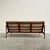 Brown Vintage Scandinavian Sofa in Teak and Fabric, 1960s For Sale - Image 8 of 13