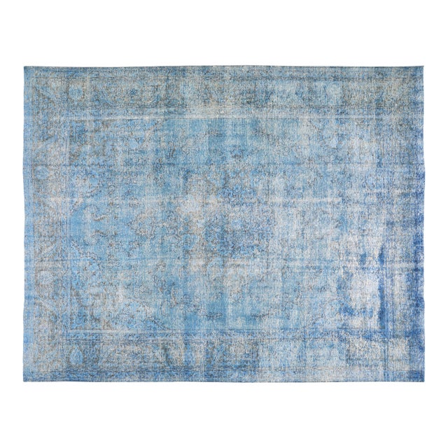 Vintage Hand Knotted Wool Rug,9'8"X12'6" For Sale
