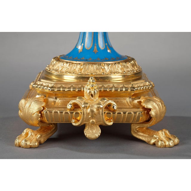Covered Vases in Polychrome Porcelain in the Style of Sèvres, Set of 2 For Sale - Image 18 of 18