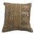 Brown Tan Wool Turkish Rug Pillow For Sale