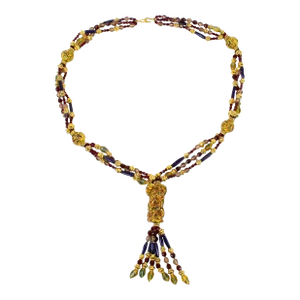 Christian Dior Runway Murano Art Glass Extra-Long Necklace