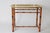 Wood Hollywood Regency Hand-Crafted Tray Table in Brass and Faux Bamboo, 1960s For Sale - Image 7 of 17