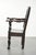 Antique English Oak Wainscot Chair with Wood Carving For Sale - Image 5 of 14