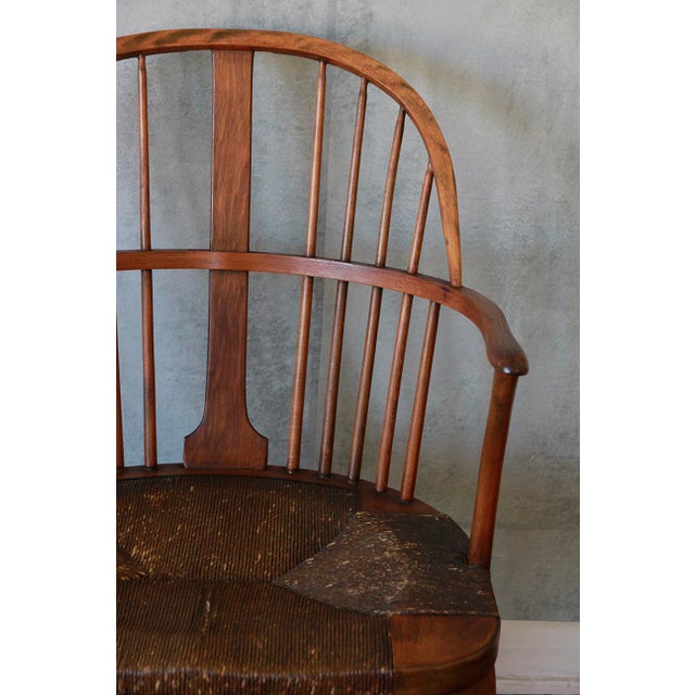Wood Early 19th Cabriole Leg Windsor Armchair For Sale - Image 7 of 12