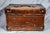 Timeworn Antique English Leather Cunard Label Case Box Home Decor Prop Storage For Sale - Image 14 of 17