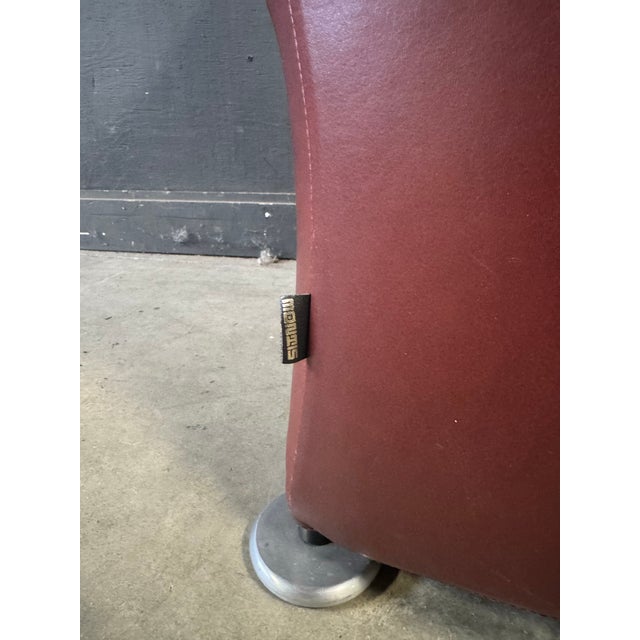 Gerard Van Den Berg 1980s Leather Lounge Chair “Loge” by Gerard Van Den Berg for Montis For Sale - Image 4 of 12