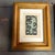 Set of two contemporary original Wayne Cunningham abstract marker drawings on vintage operators licenses. Each measure...