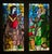Stained Glass Panels with Saint Justa and Saint Rufina Motifs, 1860s, Set of 2 For Sale - Image 4 of 6