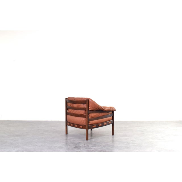 1960s Mid-Century Oak & Leather Armchair by Arne Norell for Coja, 1960s For Sale - Image 5 of 13