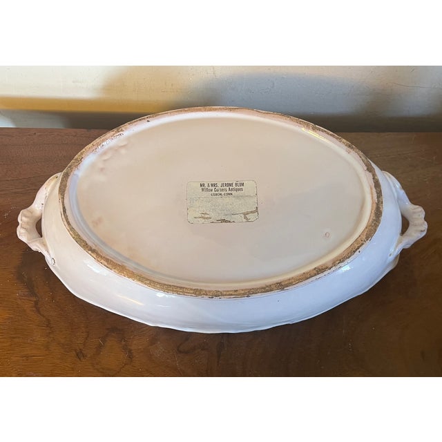 Antique 18th Century French Louis XVI Tin Glaze Delft Faience Monteith Jardiniere Cachepot For Sale - Image 12 of 13