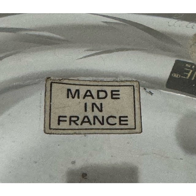 Mid 20th Century Lalique France Yseult Frosted Crystal Bowl – Signed Vintage For Sale - Image 5 of 6