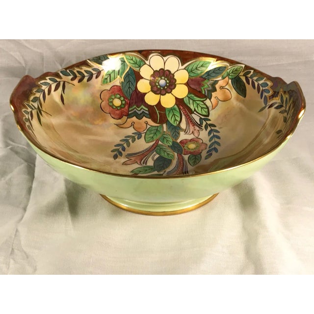 Vintage Royal Winton Grimwades Footed Trinket Dish | Chairish