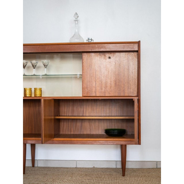 Vintage Teak Bar Cabinet, 1960s For Sale - Image 12 of 14