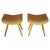 Vintage Ottomans from Jitona, Former Czechoslovakia, 1979, Set of 2 For Sale - Image 10 of 10