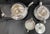 RARE set of WWII Reed & Barton Wardroom Officers' Mess Service Set. Silver-plated set includes teapot, sugar bowl with lid...