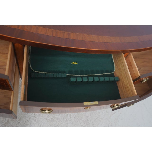 Baker Furniture Company Baker Historic Charleston Inlay Mahogany Sideboard For Sale - Image 4 of 17