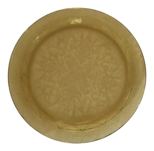 1920s Yellow Depression Glass Federal Madrid Pattern Platter