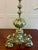Metal Large Antique Victorian Ornate Brass Fire Dogs and Andirons, 1880, Set of 2 For Sale - Image 7 of 14
