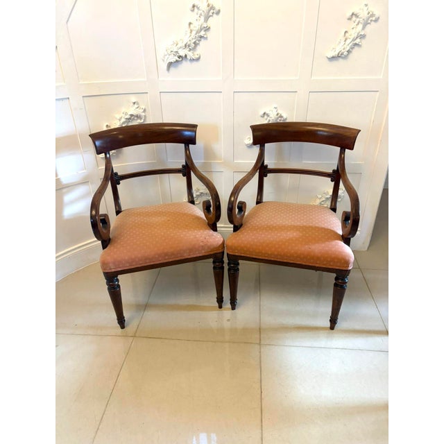 Antique Regency Mahogany Dining Chairs, 1830, Set of 6 For Sale - Image 4 of 18