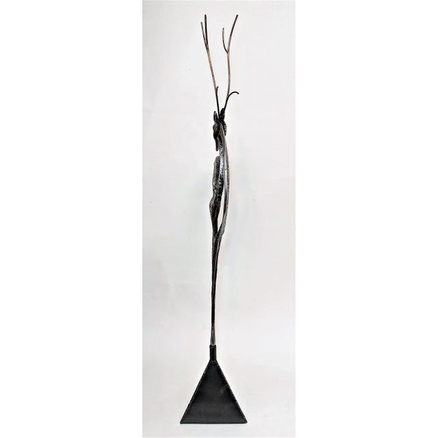 Contemporary 1980s Curtis Jere Metal Reindeer Sculpture For Sale - Image 3 of 13