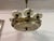 Art Deco Alabaster and Brass 8-Arm Chandelier, 1930s For Sale - Image 15 of 17