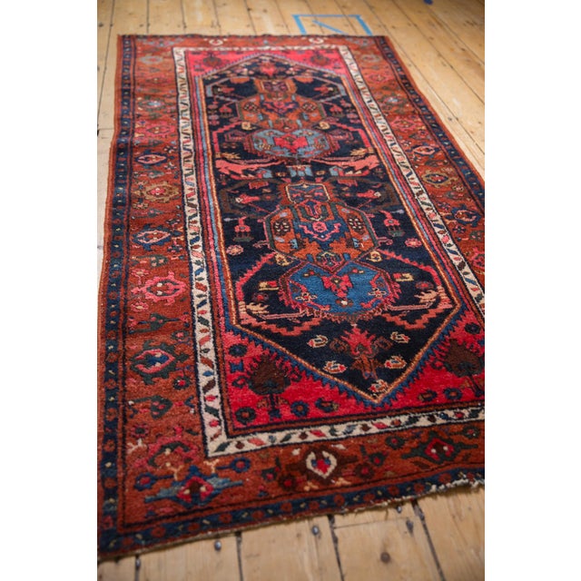 Vintage Kurdish Hamadan Rug - 3'6" x 6'5" For Sale - Image 11 of 12