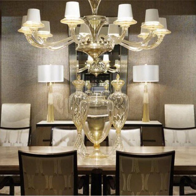 Early 21st Century Final Markdown - Donghia, "Imperiale" Modern Murano Large Glass Vase by Seguso Vetri D`Arte For Sale - Image 5 of 5