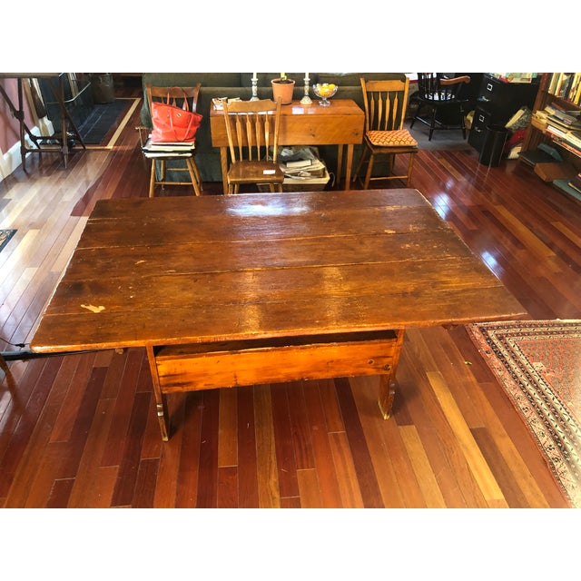 19th Century Rustic Dining Table For Sale In Portland, ME - Image 6 of 6