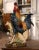 Late 19th Century 19th Century French Painted Faience Rooster With Vase Signed Paul Comolera For Sale - Image 5 of 12