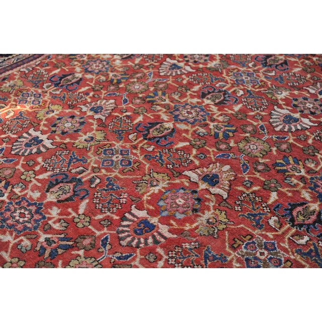 1930s 1930s Kavon Rug, 10.8 x 14.1 For Sale - Image 5 of 11