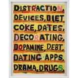 "Addicted to 'D'..." - Original, Contemporary Collage/Painting by Brian McDonald For Sale