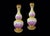 Dresden Porcelain Yellow Double Gourd Candlestick Vases Dresden Helena Wolfsohn Bronze Mounted Porcelain Rococo Style - A Pair For Sale - Image 4 of 7