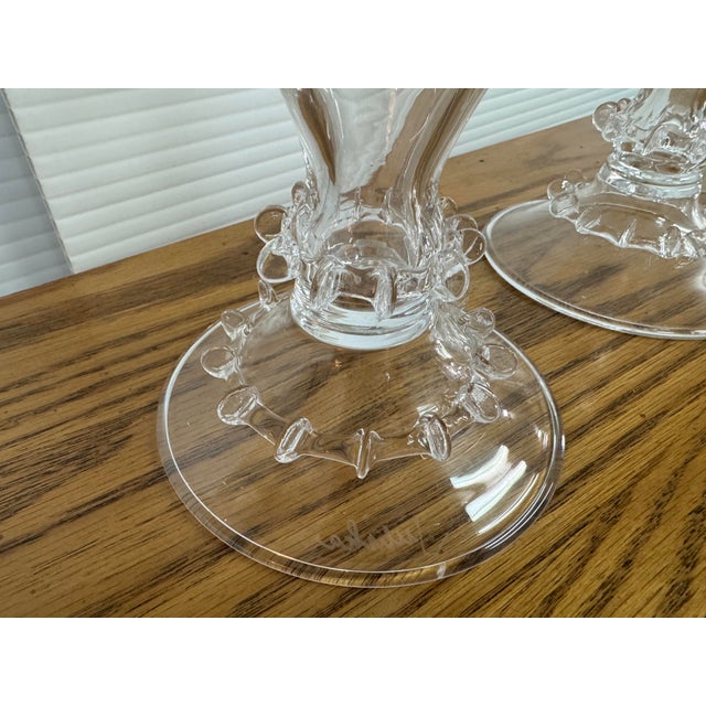 Juliska Harriet Candlestick Holders, Pair For Sale - Image 9 of 12