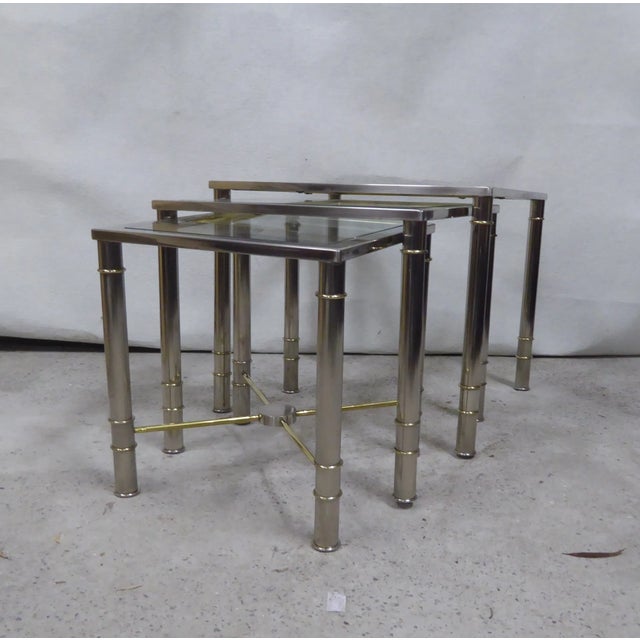 Cigogne Nesting Tables, Set of 3 For Sale - Image 9 of 13