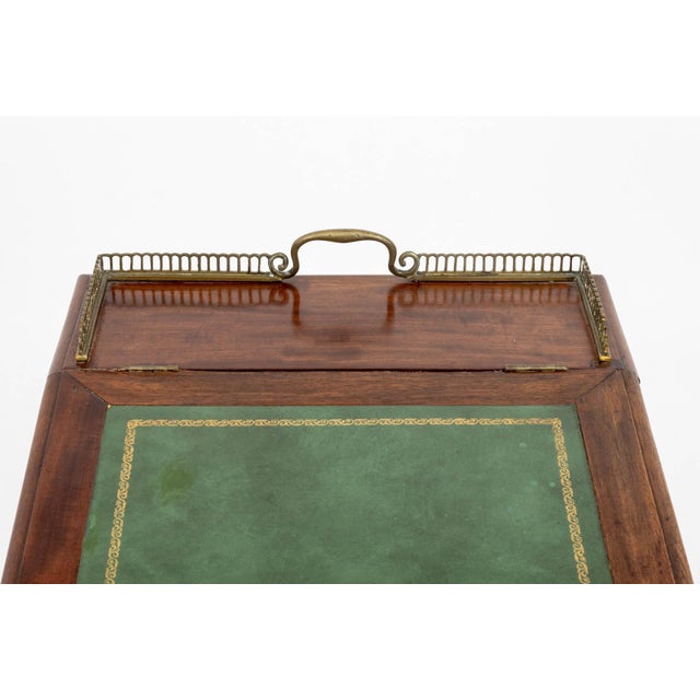 Brown English Regency Mahogany Davenport Desk, 19th Century For Sale - Image 8 of 13