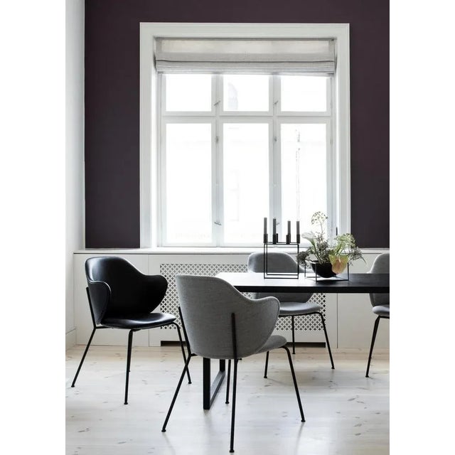 Mogens Lassen Set of Grey Fiord Lassen Chairs by Lassen For Sale - Image 4 of 9