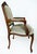 Late 20th Century Italian Chateau d'Ax Carved Armchairs in Suede With Brass NailHeads, Pair For Sale In Miami - Image 6 of 16