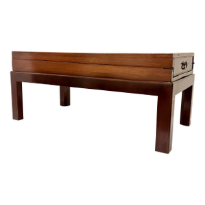 English Mahogany "Bagatelle'' Game Box / Coffee Table on Custom Made Stand 19th Century