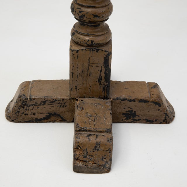 19th Century French Wooden Candlestick For Sale - Image 13 of 18