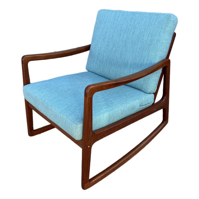 1960s Ole Wanscher Danish Teak Rocke for France and Sons For Sale