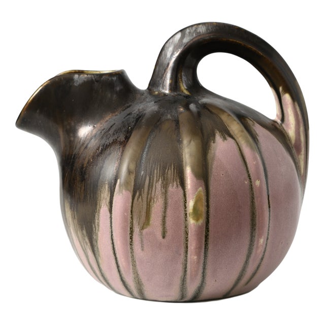 French Drip Glaze Jug frpm Gilbert Metenier, 1920s For Sale