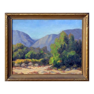 1930's California Mountain Trail Landscape by Sidney L. Brock For Sale